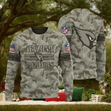 Arizona Cardinals Camo Pride Ugly Christmas Sweater