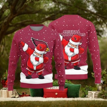 Arizona Cardinals Dabbing Santa Ugly Christmas Sweater