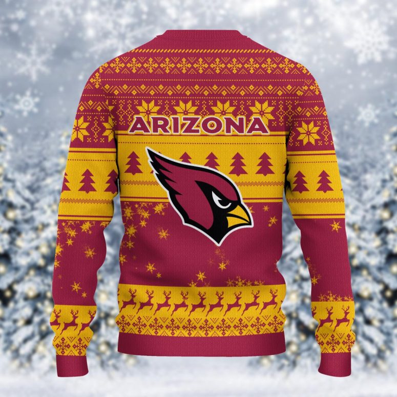 Arizona Cardinals Naughty Grinch Ugly Christmas Sweater
