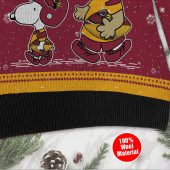 Arizona Cardinals Peanuts Ugly Christmas Sweater Below - TeeUgly