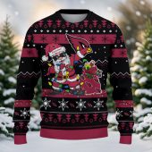 Arizona Cardinals Santa Claus Ugly Christmas Sweater Front - TeeUgly