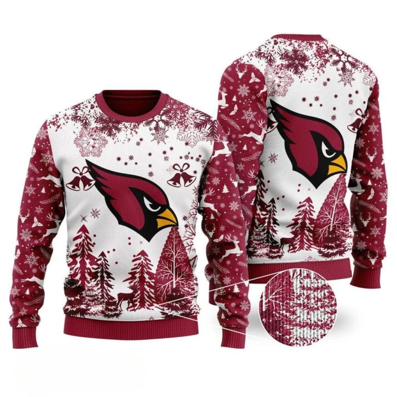 Arizona Cardinals Winter Wonderland Ugly Christmas Sweater
