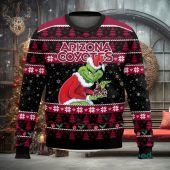 Arizona Coyotes Grinch Holiday Mischief Ugly Christmas Sweater