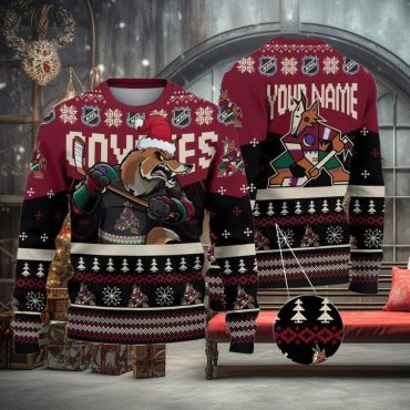 Arizona Coyotes Holiday Cheer Ugly Christmas Sweater