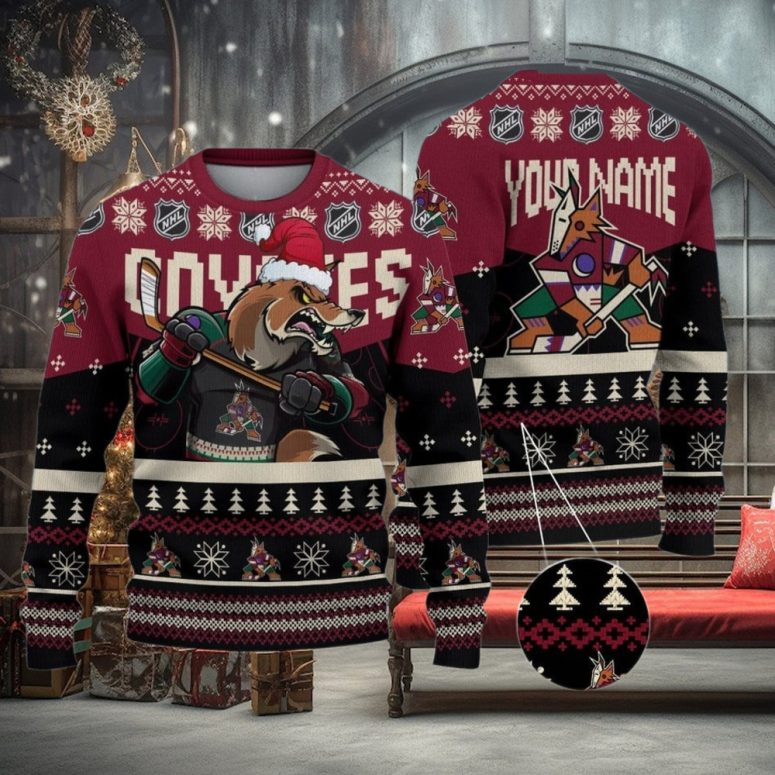 Arizona Coyotes Holiday Cheer Ugly Christmas Sweater