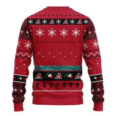 Arizona Diamondbacks 12 Grinch Xmas Day Ugly Christmas Sweater