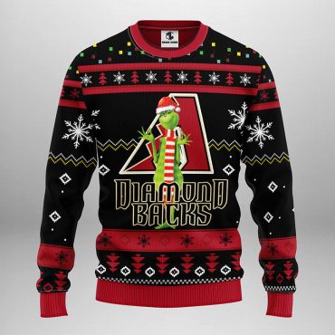 Arizona Diamondbacks Funny Grinch Ugly Christmas Sweater