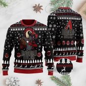 Arizona Diamondbacks Snake MLB Ugly Christmas Sweater
