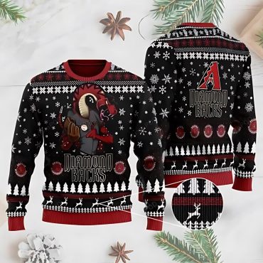Arizona Diamondbacks Snake MLB Ugly Christmas Sweater