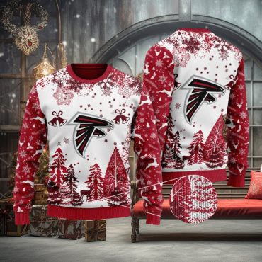 Atlanta Falcons Festive Wonderland Ugly Christmas Sweater