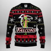 Atlanta Falcons Funny Grinch Ugly Christmas Sweater - TeeUgly