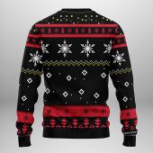 Atlanta Falcons Funny Grinch Ugly Christmas Sweater Back - TeeUgly