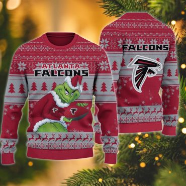 Atlanta Falcons Grinch Christmas Ugly Christmas Sweater