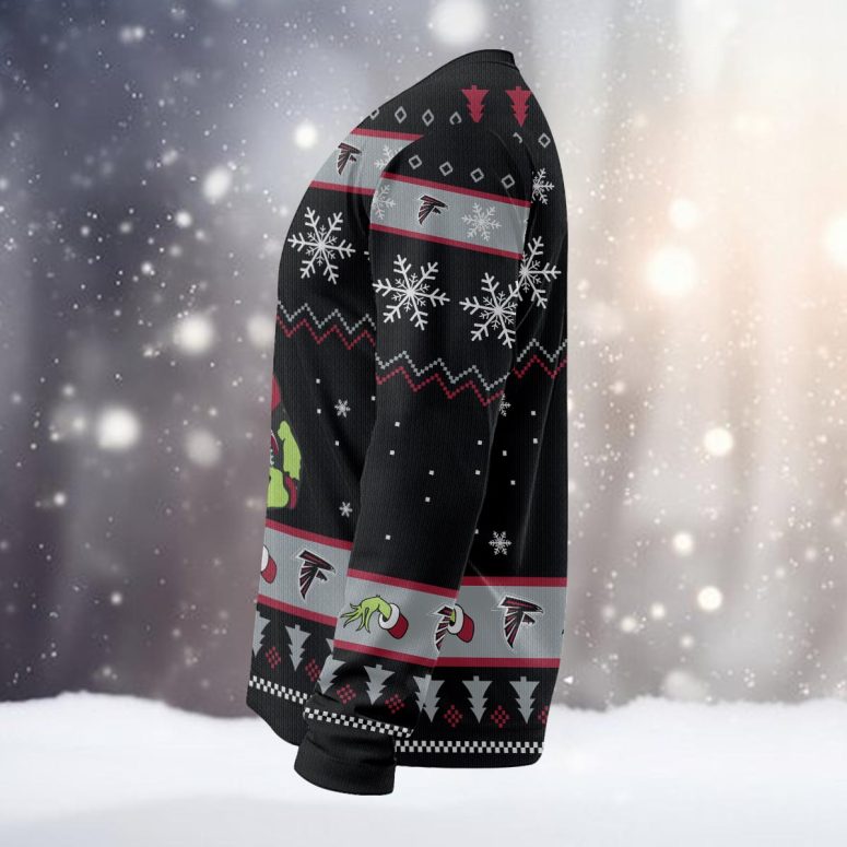 Atlanta Falcons Grinch Football Ugly Christmas Sweater