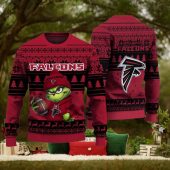 Atlanta Falcons Grinch Game Day Ugly Christmas Sweater