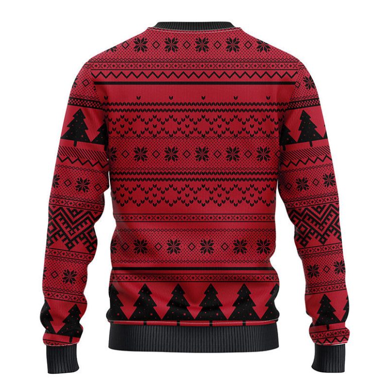 Atlanta Falcons Grinch Hug Ugly Christmas Sweater