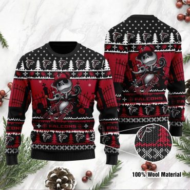 Atlanta Falcons Nightmare Christmas Ugly Christmas Sweater