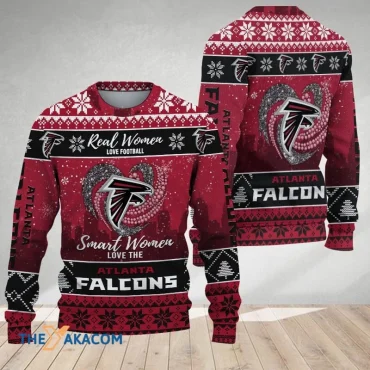 Atlanta Falcons Real Women Love Football Ugly Christmas Sweater