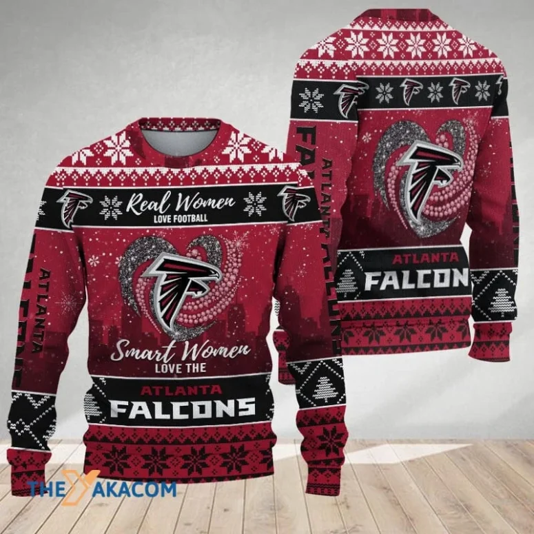 Atlanta Falcons Real Women Love Football Ugly Christmas Sweater