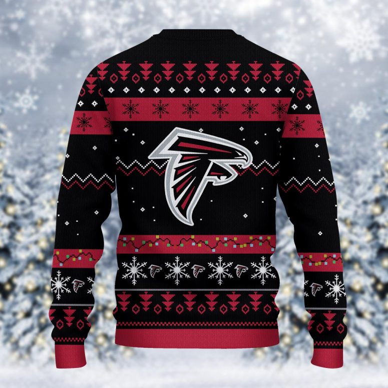 Atlanta Falcons Santa Claus Ugly Christmas Sweater