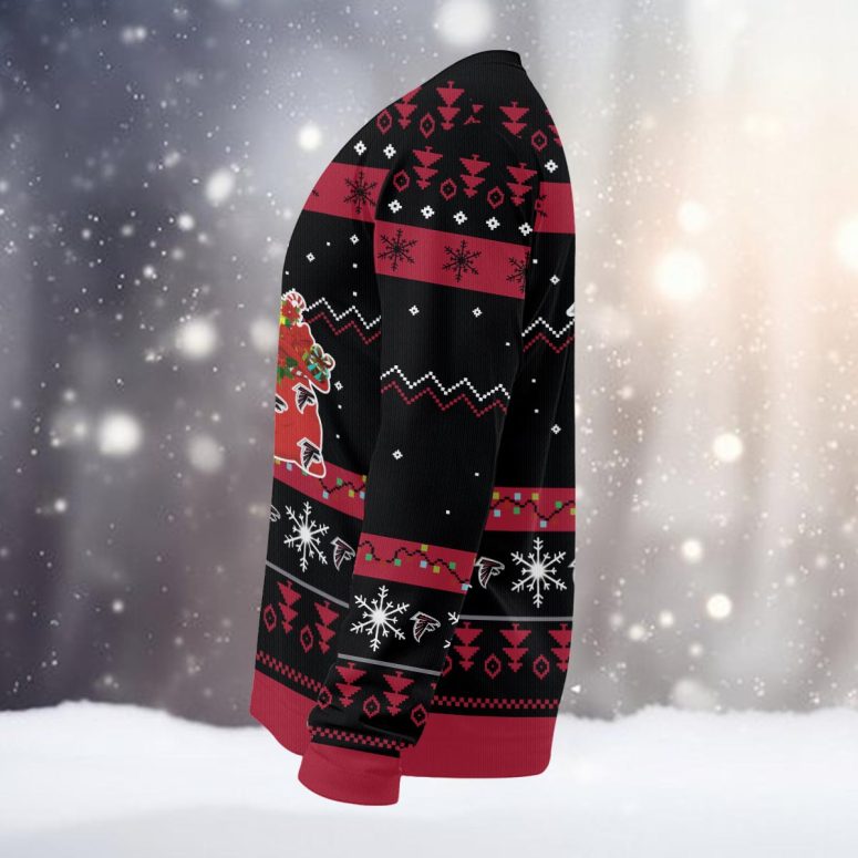 Atlanta Falcons Santa Claus Ugly Christmas Sweater