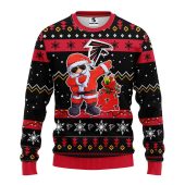 Atlanta Falcons Santa Gnome Ugly Christmas Sweater