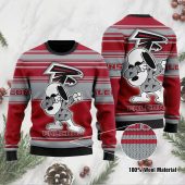 Atlanta Falcons Snoopy Dabbing Christmas Ugly Christmas Sweater