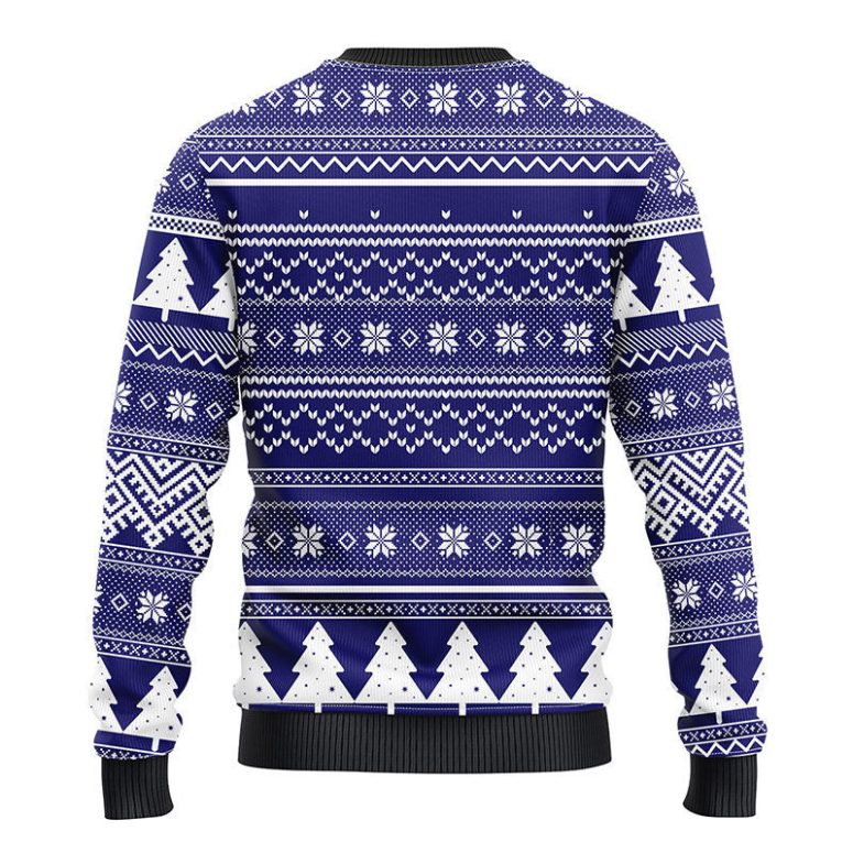 Baltimore Ravens Grinch Hug Ugly Christmas Sweater