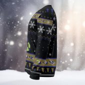 Baltimore Ravens Grinch Ugly Christmas Sweater Left - TeeUgly