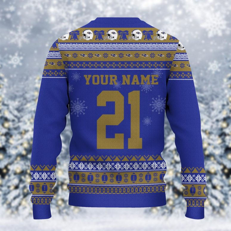 Baltimore Ravens Mickey Mouse Ugly Christmas Sweater