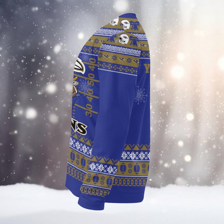 Baltimore Ravens Mickey Mouse Ugly Christmas Sweater