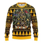 Boston Bruins Holiday Wreath Cheer Ugly Christmas Sweater