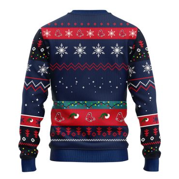 Boston Red Sox 12 Grinch Xmas Day Ugly Christmas Sweater