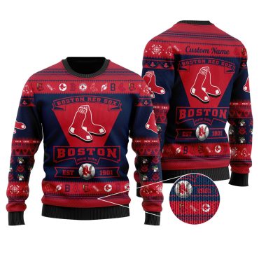Boston Red Sox Classic Spirit Ugly Christmas Sweater