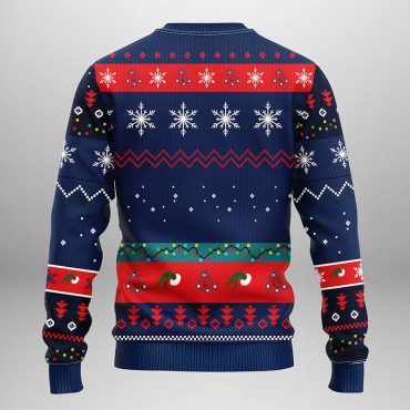 Boston Red Sox Funny Grinch Ugly Christmas Sweater