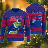 Buffalo Bills Grinch’s Christmas Game Ugly Christmas Sweater - TeeUgly
