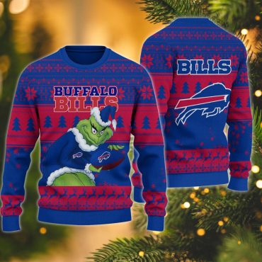 Buffalo Bills Grinch’s Christmas Game Ugly Christmas Sweater