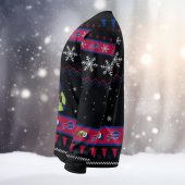 Buffalo Bills Grinch’s Holiday Play Ugly Christmas Sweater Left - TeeUgly