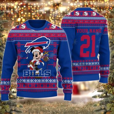 Buffalo Bills Mickey’s Christmas Cheers Ugly Christmas Sweater