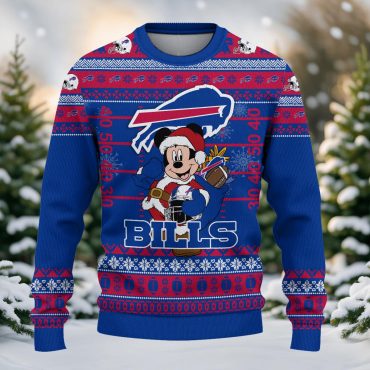 Buffalo Bills Mickey’s Christmas Cheers Ugly Christmas Sweater