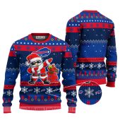 Buffalo Bills Santa’s Touchdown Celebration Ugly Christmas Sweater - TeeUgly
