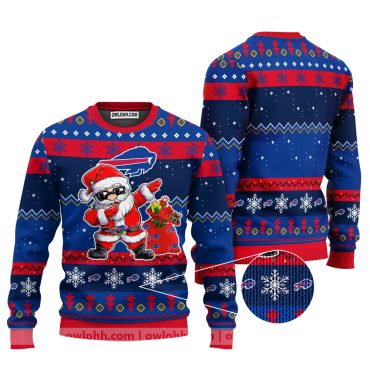 Buffalo Bills Santa’s Touchdown Celebration Ugly Christmas Sweater