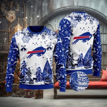 Buffalo Bills Winter Wonderland Ride Ugly Christmas Sweater