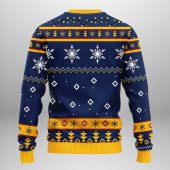 Buffalo Sabres Funny Grinch Ugly Christmas Sweater Back - TeeUgly