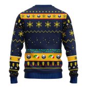 Buffalo Sabres Grinch Ugly Christmas Sweater Back - TeeUgly
