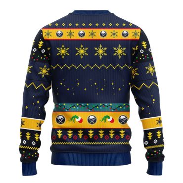 Buffalo Sabres Grinch Ugly Christmas Sweater