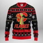 Calgary Flames Funny Grinch Ugly Christmas Sweater - TeeUgly