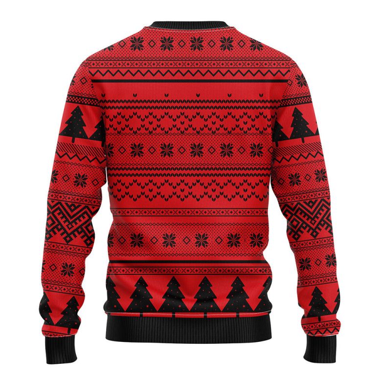 Calgary Flames Grinch Hug Ugly Christmas Sweater