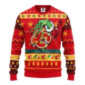 Calgary Flames Grinch Ugly Christmas Sweater - TeeUgly