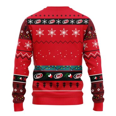 Carolina Hurricanes 12 Grinch Xmas Day Ugly Christmas Sweater